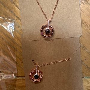 I love you projection necklace brand new